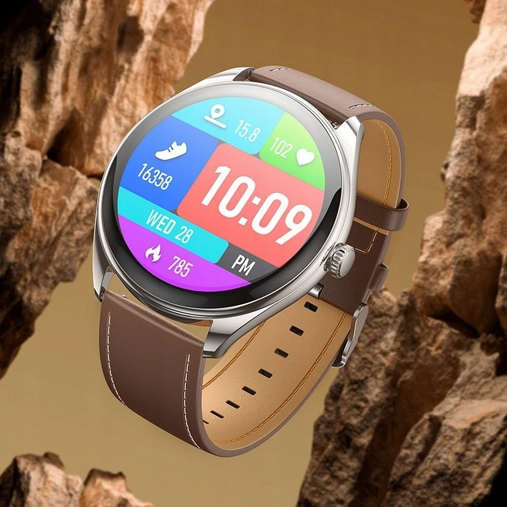 Išmanusis laikrodis Hoco 1,43" AMOLED with call function Y22 sidabrinis