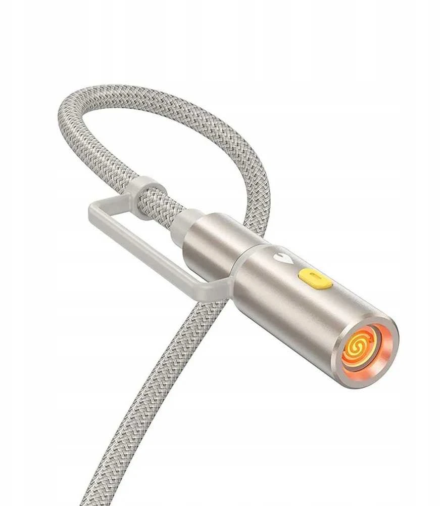 Laidas „viskas viename“ USB C / „Lightning“ į USB C / cigarečių žiebtuvėlio jungtį Hoco PD 3A 60W 1,2 m U138 juodas
