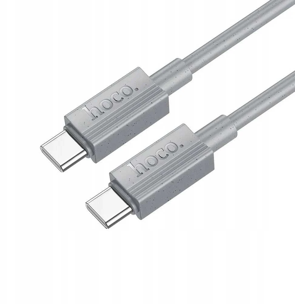 USB C į USB C laidas Hoco 3A 60W 1 m X107 pilka