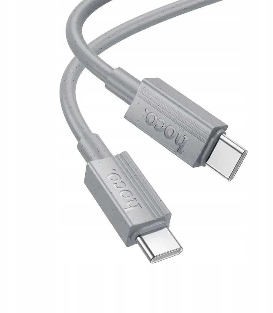 USB C į USB C laidas Hoco 3A 60W 1 m X107 pilka