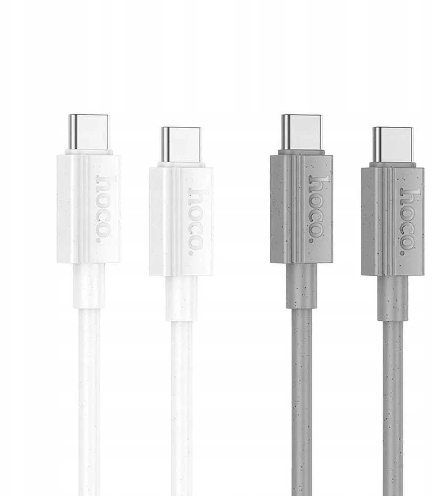 USB C į USB C laidas Hoco 3A 60W 1 m X107 pilka