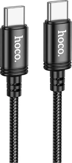 Cable USB C to USB C Hoco 3A 60W 1 m X89 juodas