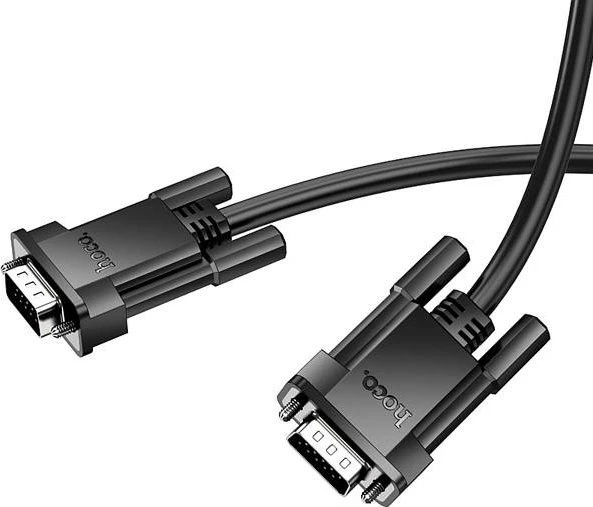 Cable VGA to VGA Hoco HD 1080p 2 m US11 juodas