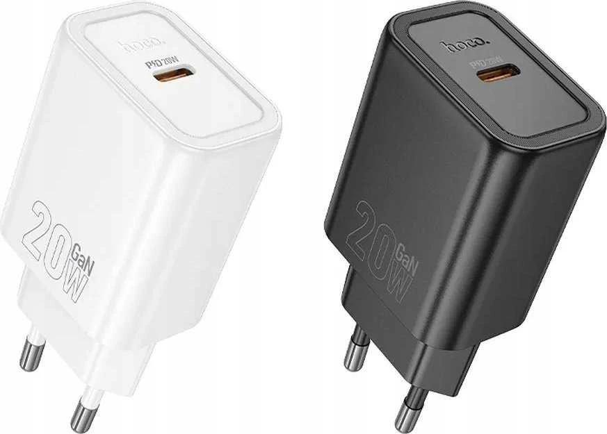 Telefono įkroviklis Hoco USB C QC PD 20W N60 juodas