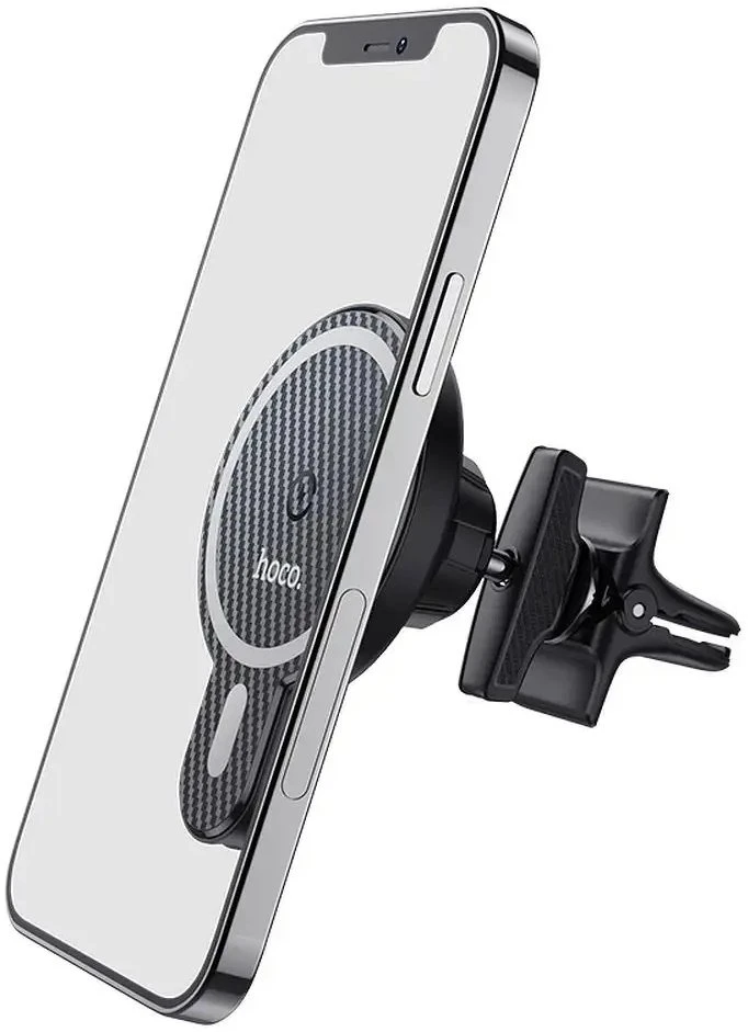 Automobilinis laikiklis-įkroviklis Hoco CA85 Magsafe 15W juodas