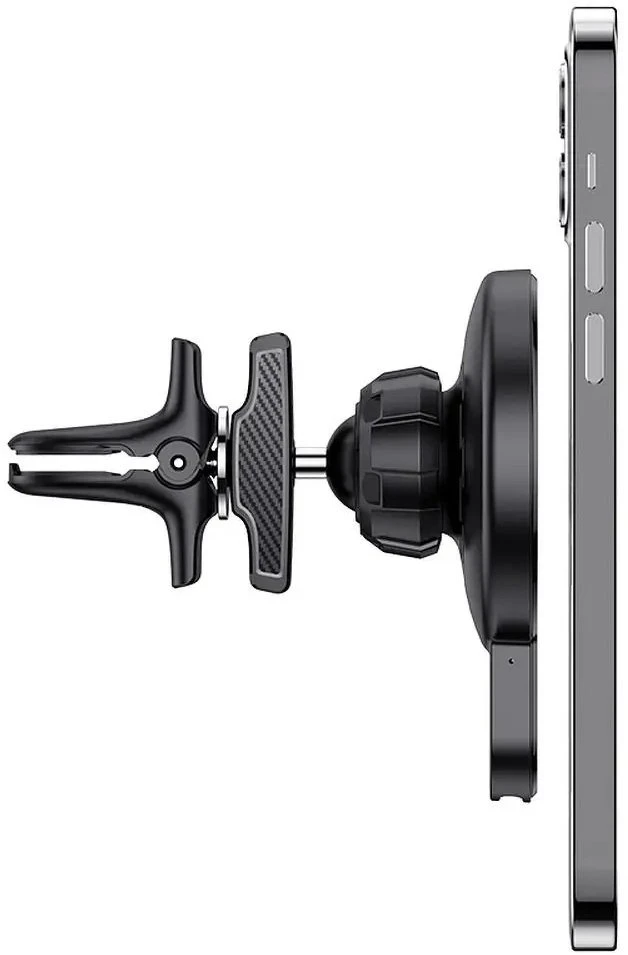 Automobilinis laikiklis-įkroviklis Hoco CA85 Magsafe 15W juodas