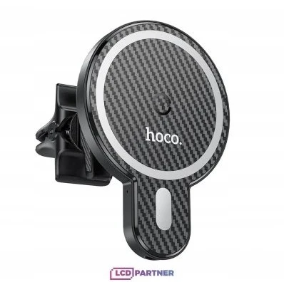 Automobilinis laikiklis-įkroviklis Hoco CA85 Magsafe 15W juodas
