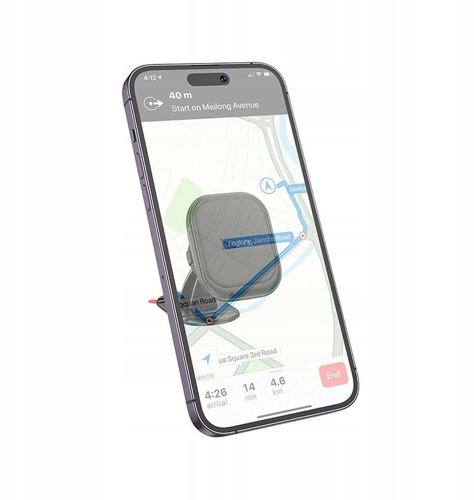 Automobilinis telefono laikiklis Hoco H30 tvirtinamas ant prietaisų skydelio magnetinis