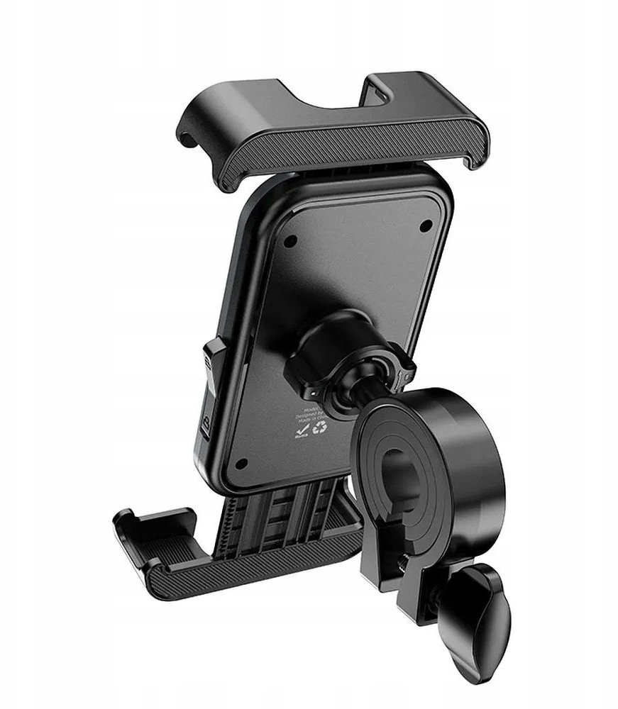 HOCO bike / motorcycle clamp holder for handlebar H82 juodas metal pilka
