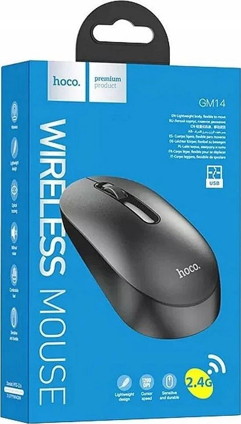 Belaidė pelė Hoco GM14 juoda