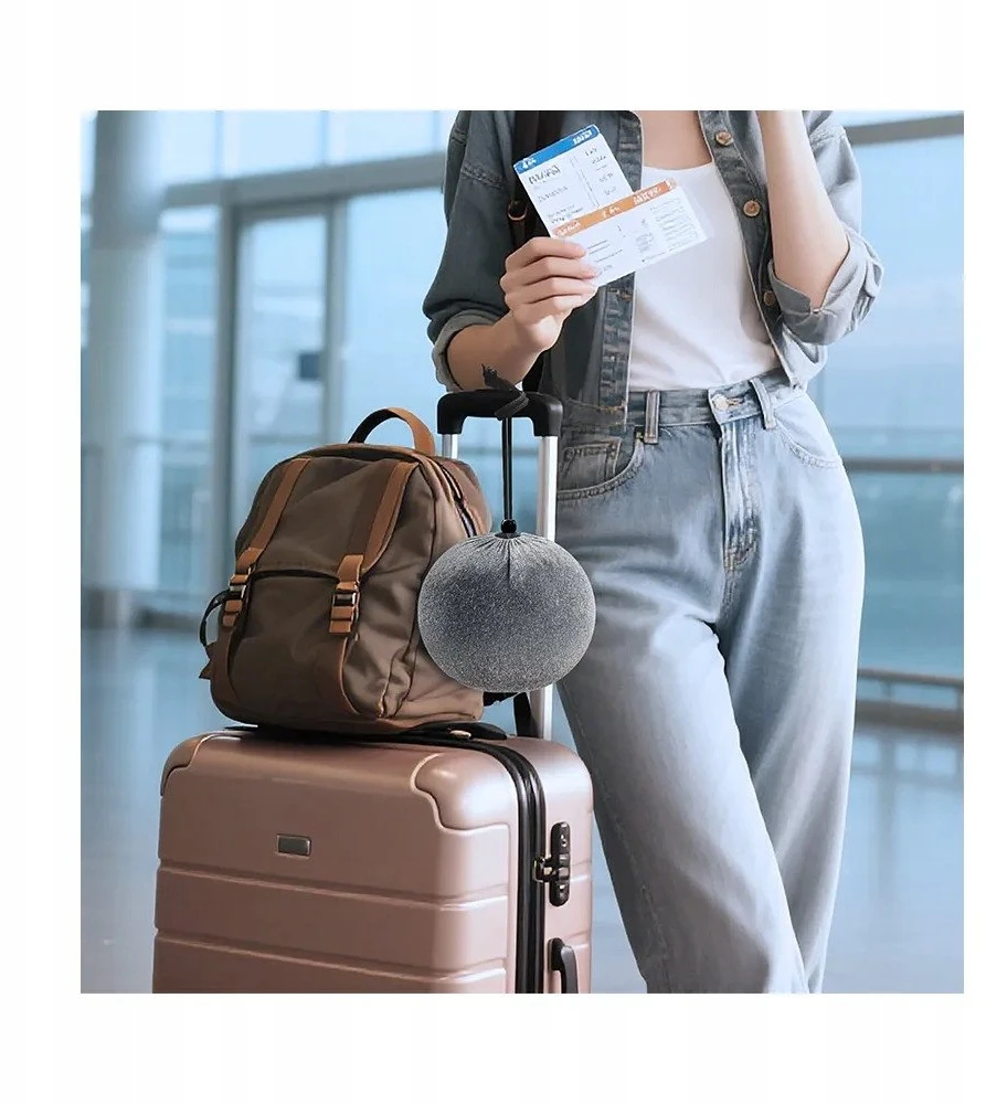 Traveling pillow Hoco "U" - shaped HX70 juodas