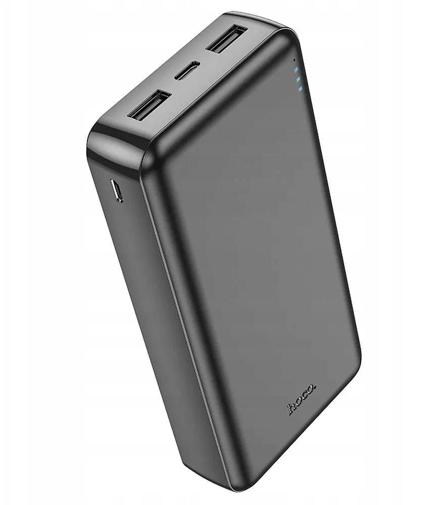 Išorinė baterija Power Bank Hoco J100A 2xUSB-A 20000mAh juodas