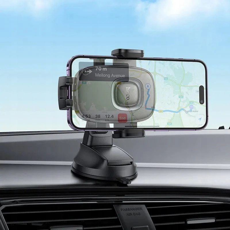 Car phone holder Hoco dashboard H76 juodas