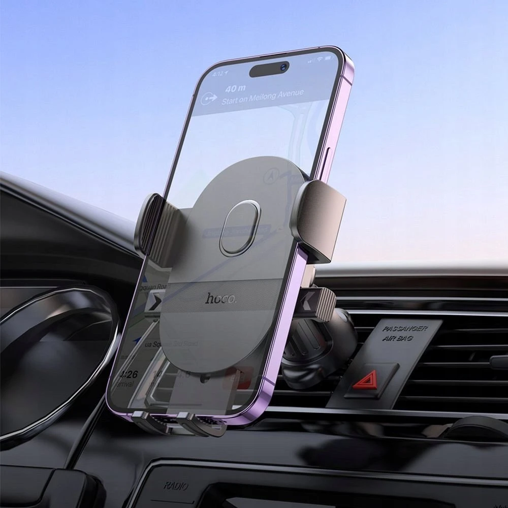 Automobilinis telefono laikiklis Hoco H18 (air vent) juodas