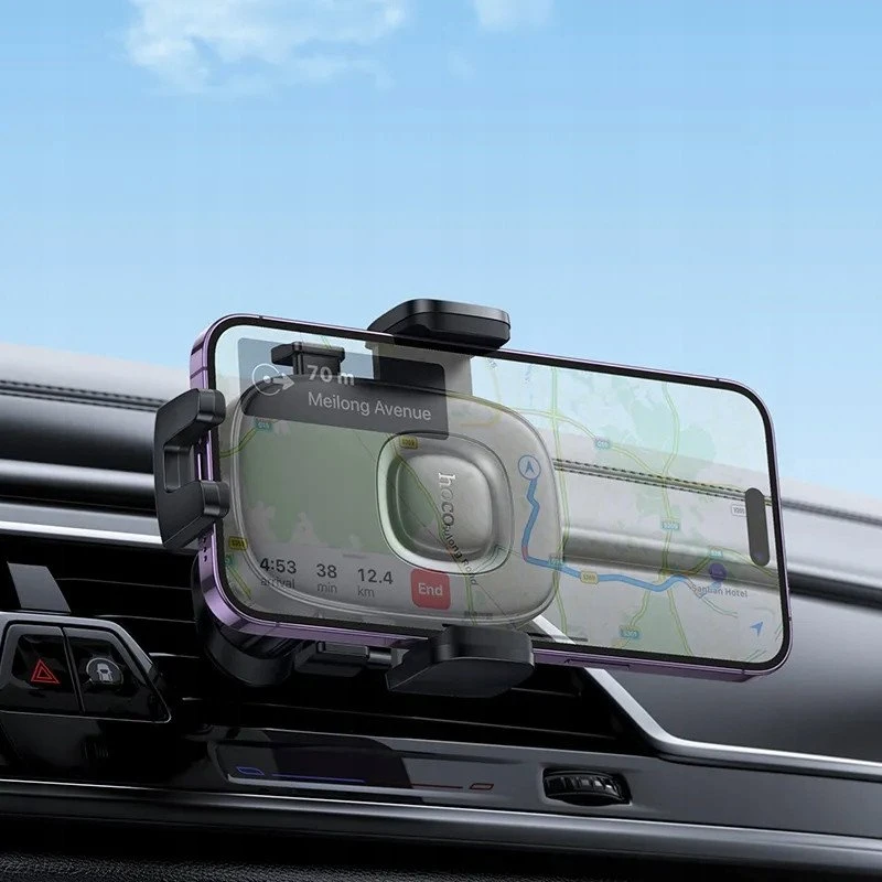 Car phone holder Hoco air vent H75 juodas