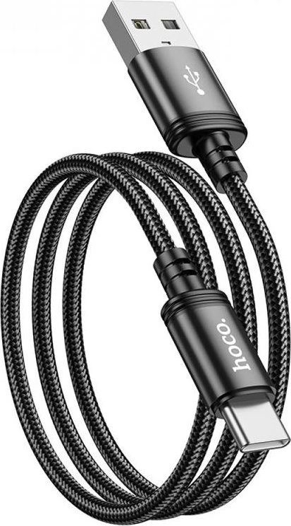 Cable USB A to USB C Hoco 3A 1 m X89 juodas