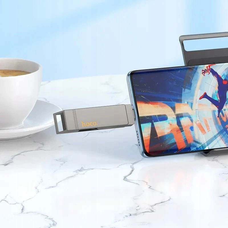 HOCO atmintukas USB A + USB C UD15 128GB USB3.2