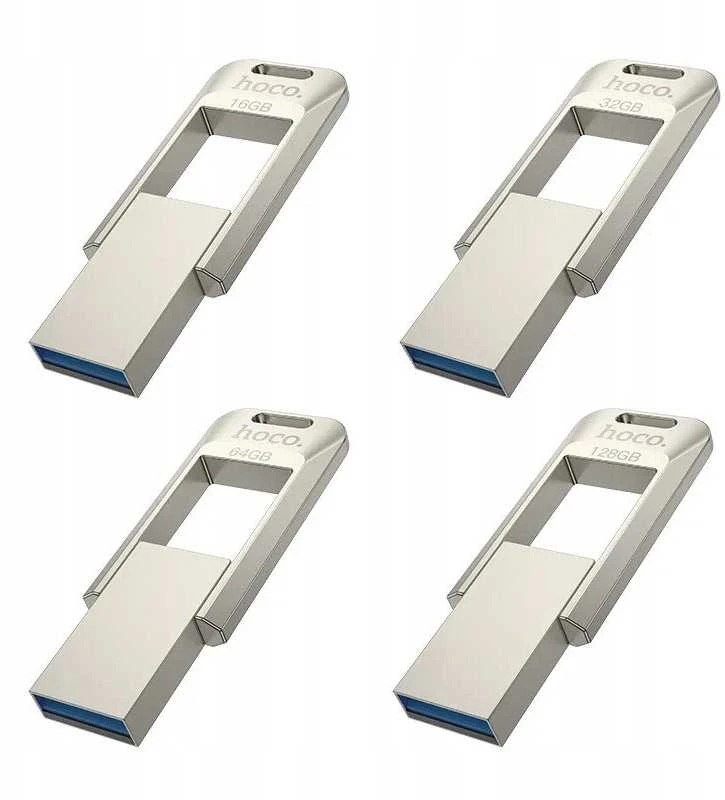 HOCO atmintukas USB A + USB C UD16 16GB USB3.0