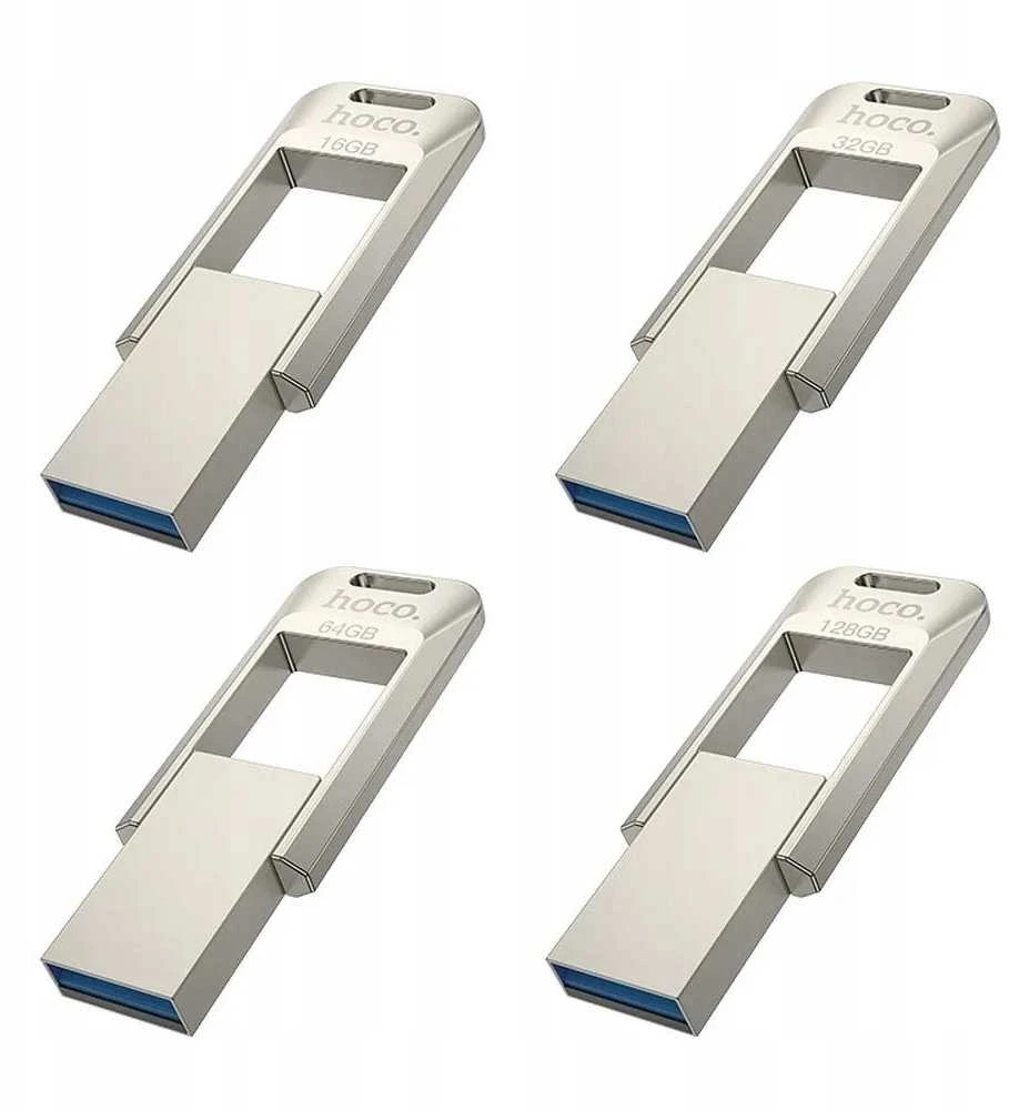 HOCO atmintukas USB A + USB C UD16 32GB USB3.0