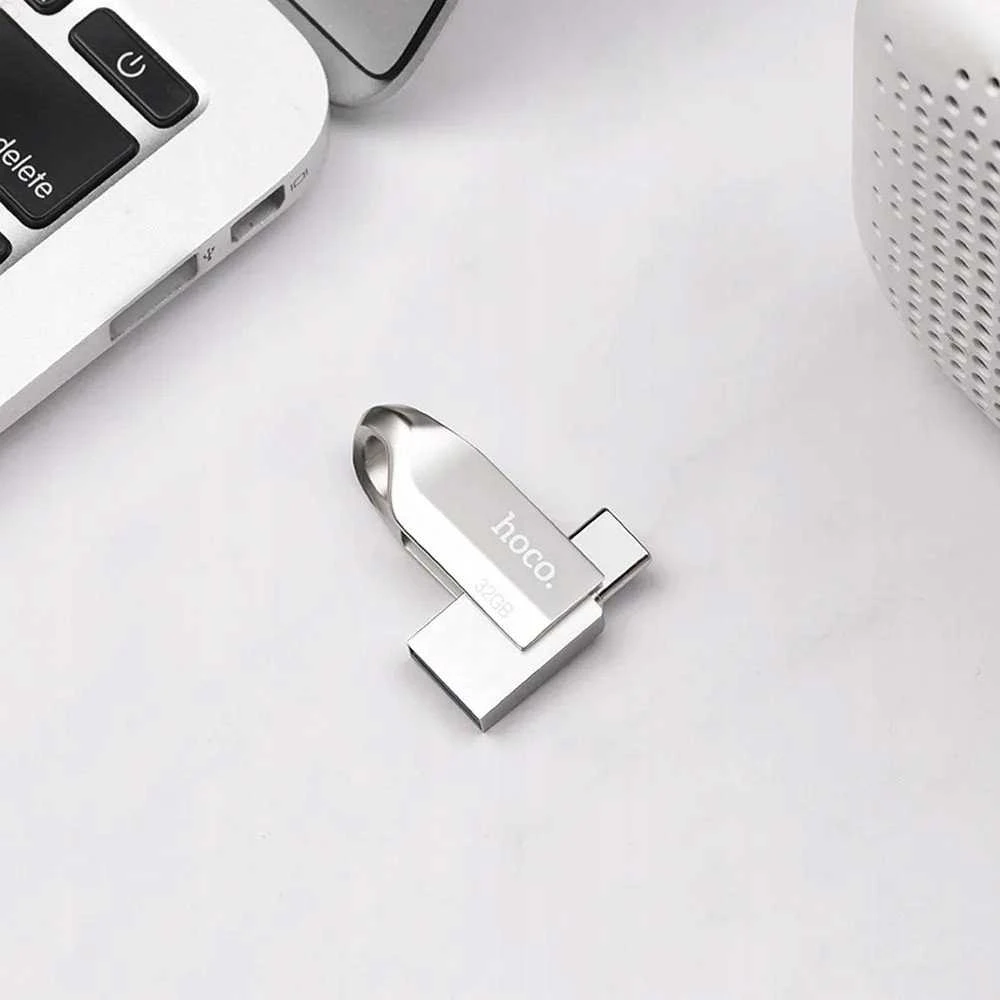 HOCO atmintukas USB A + USB C UD8 32GB USB3.0 + USB C