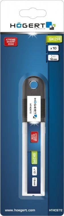 Hoegert Atlenkiamasis peilis 18 mm SK2H
