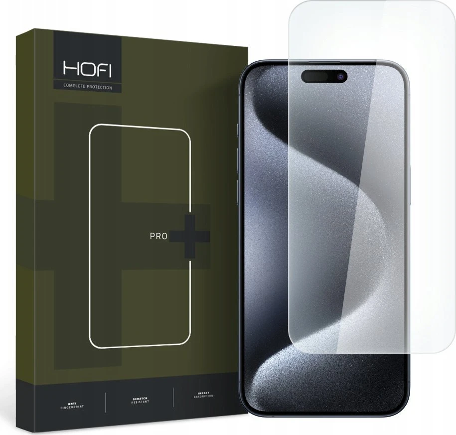 Apsauginis stiklas Apple iPhone 16 Pro Max HOFI Glass Pro+ 2-pack Clear