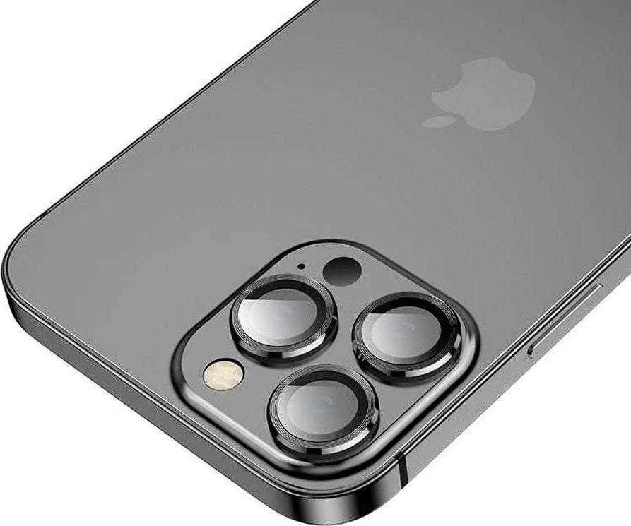 Kameros apsauga Apple iPhone 13 Pro / 13 Pro Max Hofi CamRing Pro+ juodos spalvos