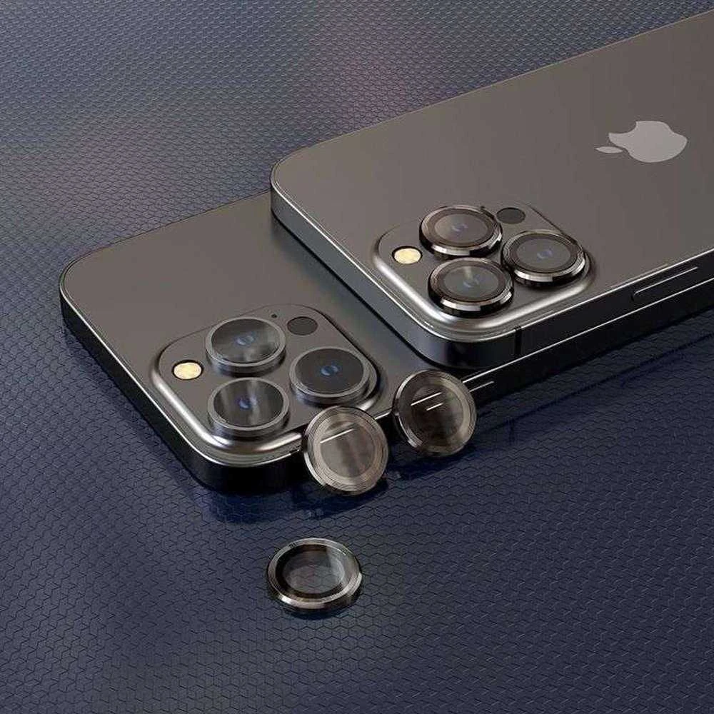 Kameros apsauga Apple iPhone 13 Pro / 13 Pro Max Hofi CamRing Pro+ juodos spalvos