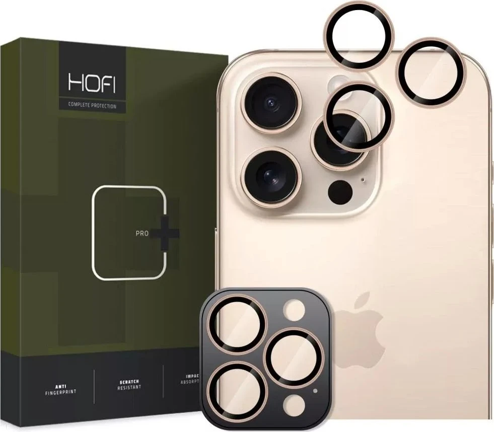 Kameros apsauga iPhone 16 Pro / 16 Pro Max Hofi CamRing Pro+ Dester Titanium