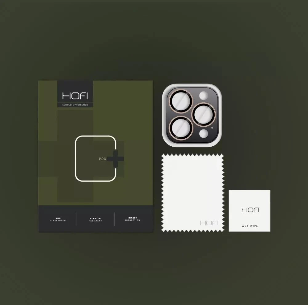 Kameros apsauga iPhone 16 Pro / 16 Pro Max Hofi CamRing Pro+ Dester Titanium