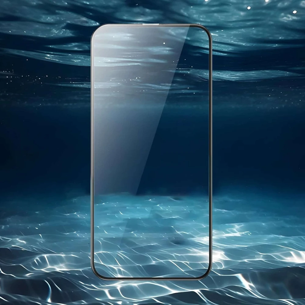 Apsauginis stiklas Apple iPhone 15 Pro Hofi Glass Pro+ juodos spalvos