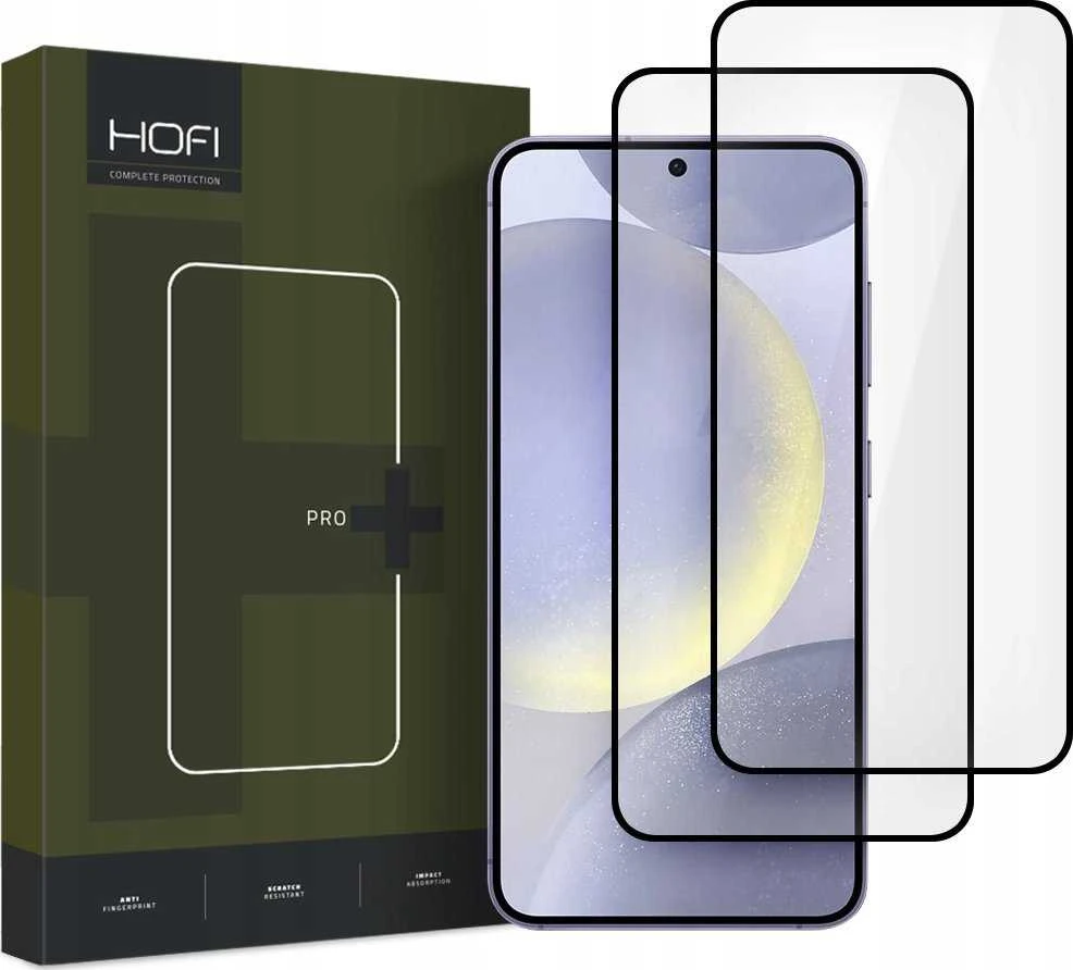 Grūdintas stiklas HOFI GLASS PRO+ 2-PACK GALAXY S25 Juodas