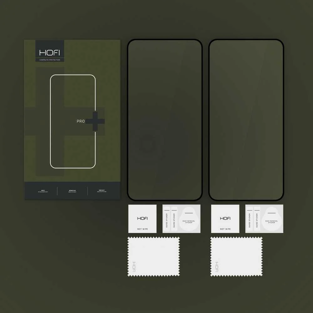 Grūdintas stiklas HOFI GLASS PRO+ 2-PACK GALAXY S25 Juodas