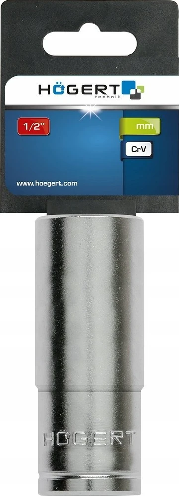 HÕGERT Šešiakampė galvutė 1/2", 10 mm, ilga, CrV