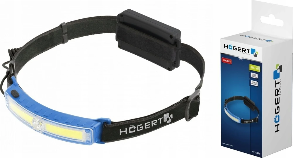GTV COB XPG USB priekinis žibintas, 6 funkcijos
