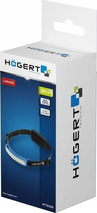 GTV COB XPG USB priekinis žibintas, 6 funkcijos