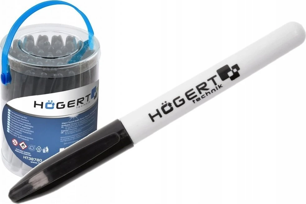 HOGERT MARKERY PERMANENTNE Juoda 45szt.