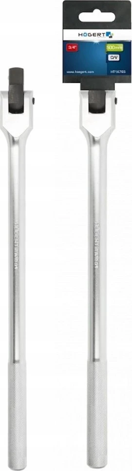 Rankena su šarnyru Hogert HT1A765; 3/4''; 500 mm