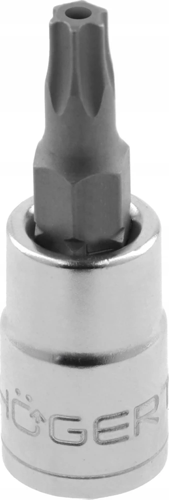 Hogert Technik Tamperinis torx bito lizdas su 20 mm, 1/4" skyle