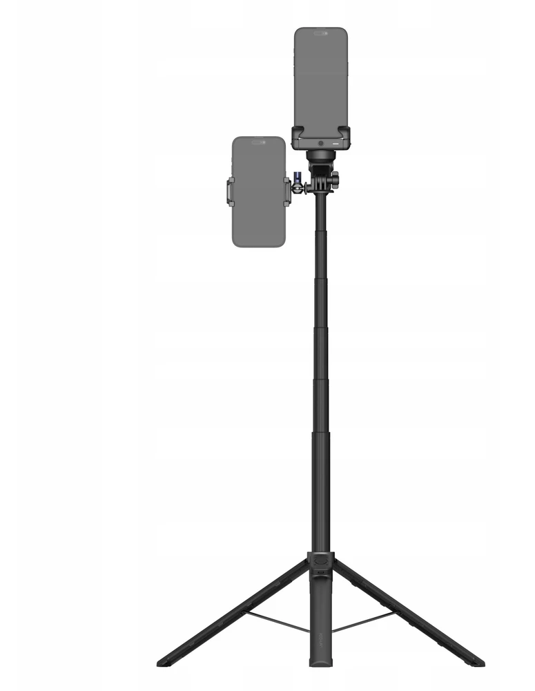 AOCHUAN M3 Pro stabilizatorius su RGB apšvietimu, juodos spalvos