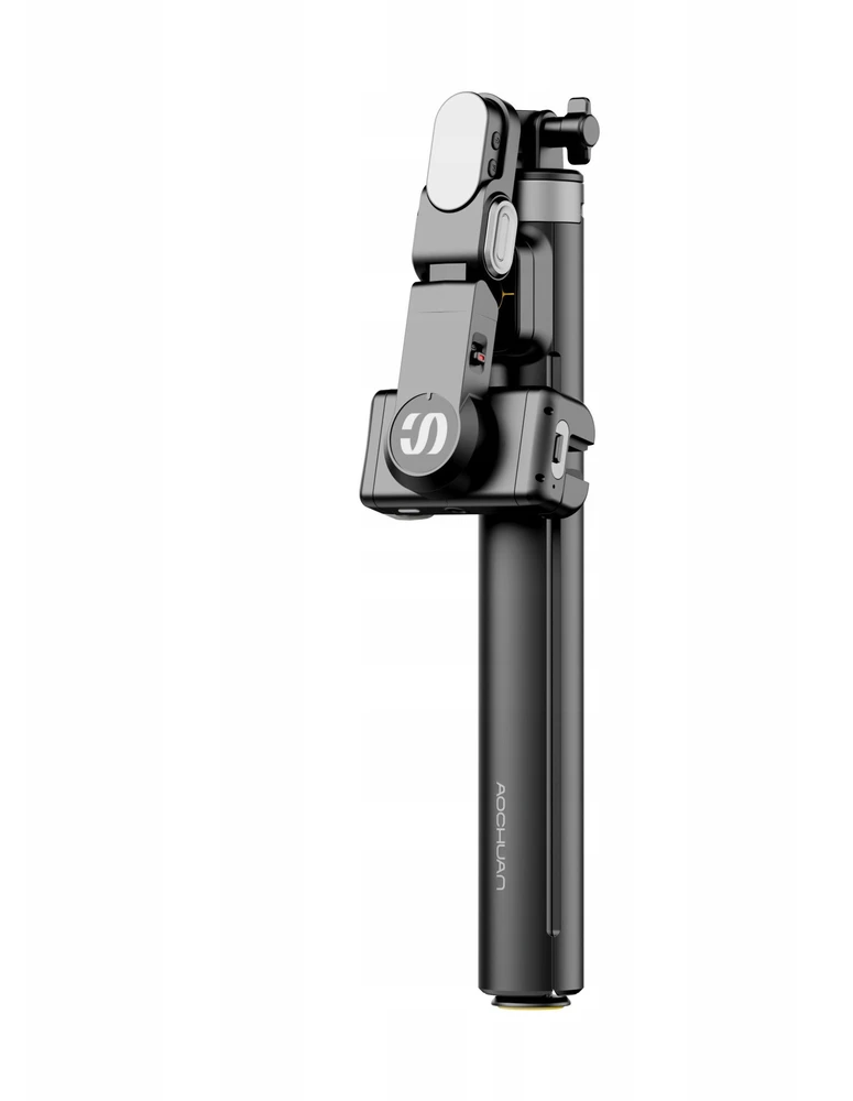 AOCHUAN M3 Pro stabilizatorius su RGB apšvietimu, juodos spalvos