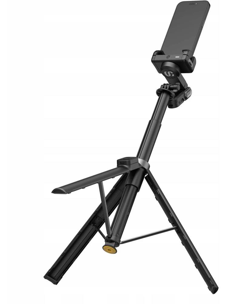 AOCHUAN M3 Pro stabilizatorius su RGB apšvietimu, juodos spalvos