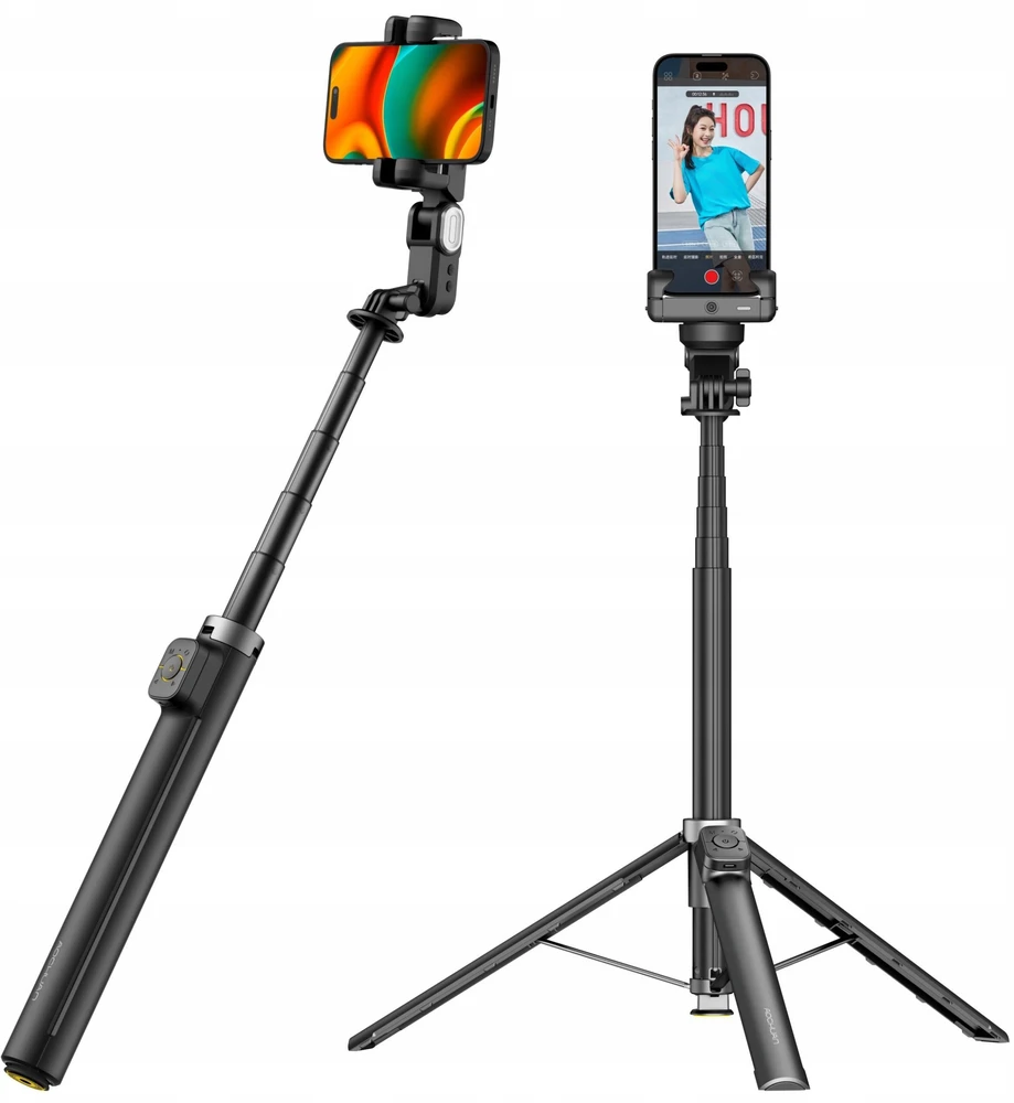 AOCHUAN M3 Pro stabilizatorius su RGB apšvietimu, juodos spalvos