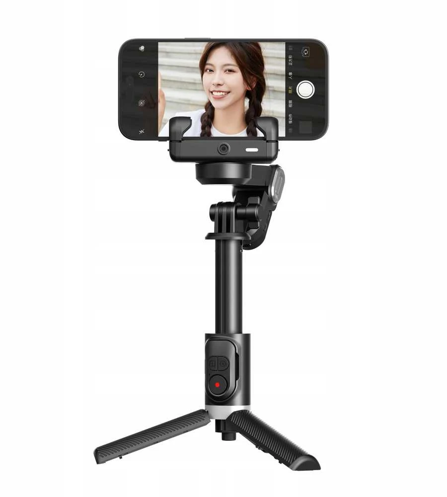 Selfie lazdelė Hohem Gimbal Trikojis Selfie lazdelė LED lempa + Nuotolinis pultas telefonui / AOCHUAN M1 PRO