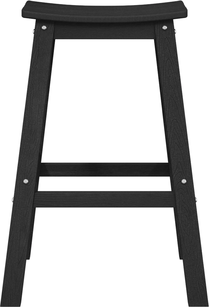 Sodo baro komplektas 6 vnt. Juoda HDPE