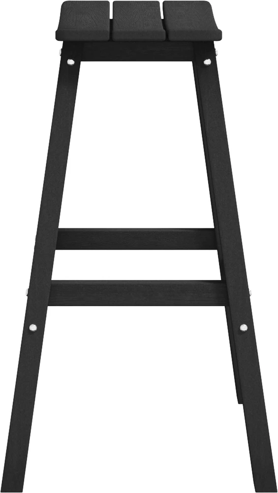 Sodo baro komplektas 6 vnt. Juoda HDPE