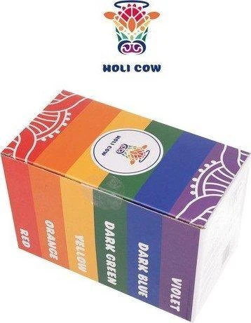 Holi Cow Spalvinga Holi pudra - rinkinys 6x100g