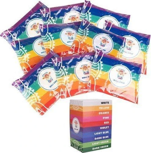 Holi Cow Spalvinga Holi pudra - rinkinys 10x100g