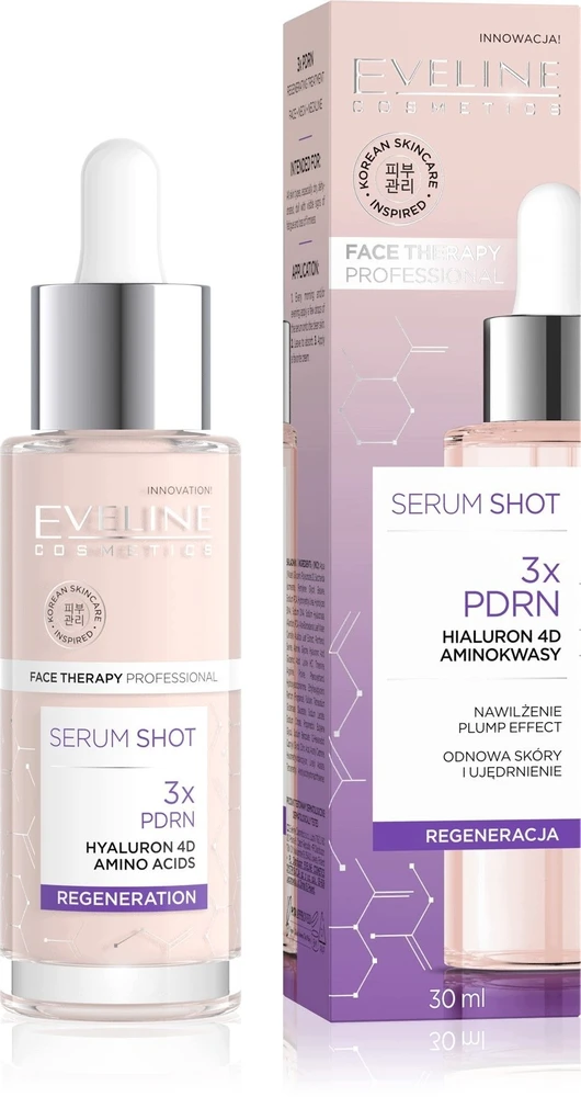 Eveline Cosmetics Serum Shot 3 x PDRN regeneruojanti kurso priemonė 30 ml