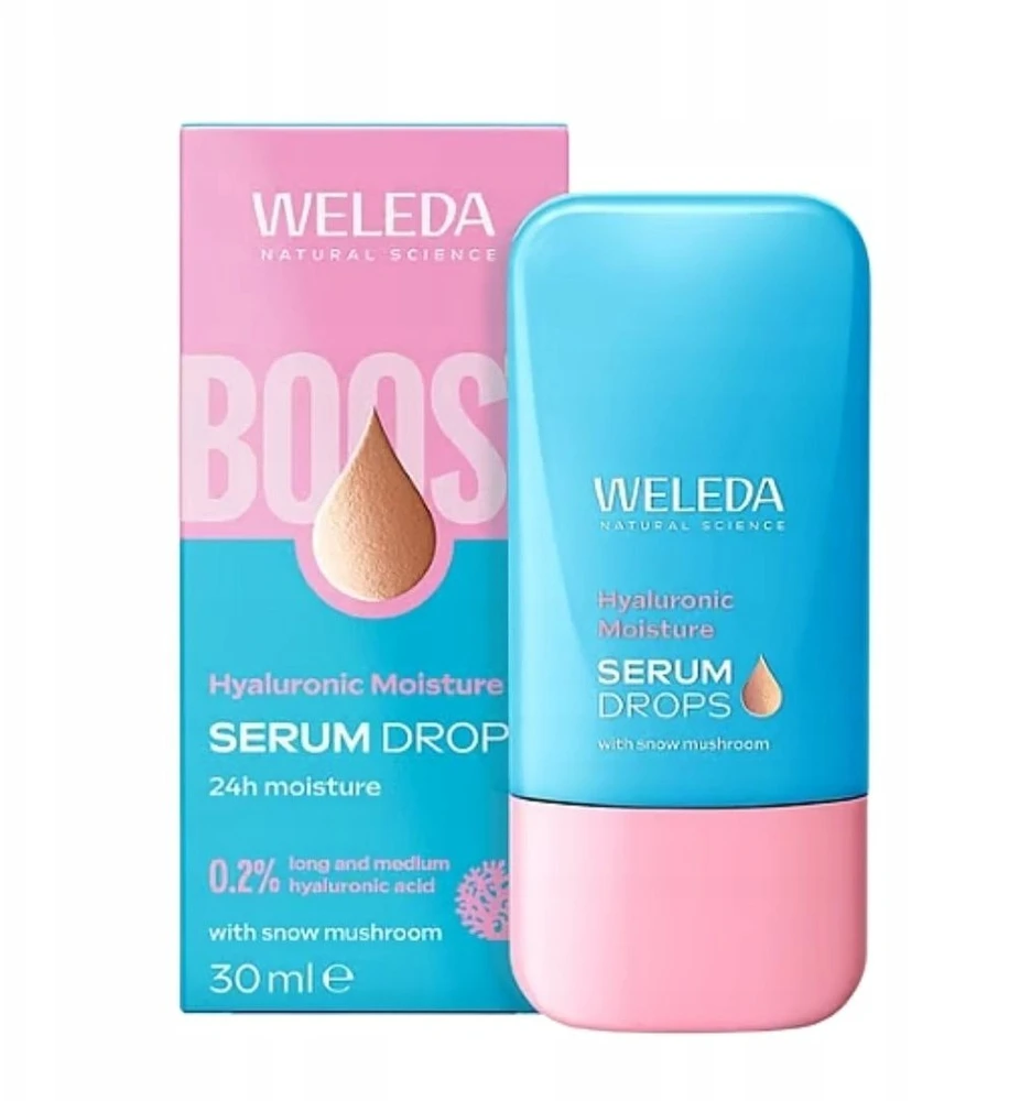 Weleda Drėkinamasis veido serumas su hialurono rūgšties drėkinimu (serumo lašai) 30 ml